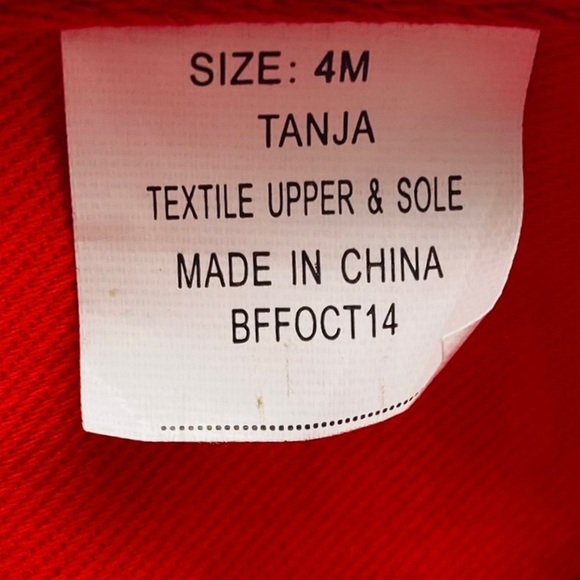 Hanna Andersson Tanja Colorful Tulip Espadrille Slip On Flats Size 4 - Picture 9 of 12